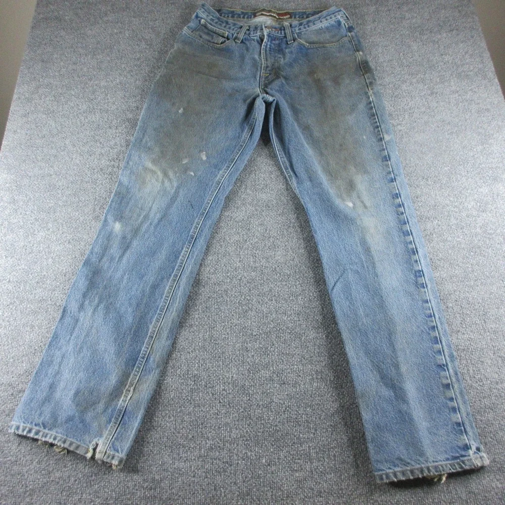 Cinch WRX Jeans Mens 32x34 Blue Relaxed Straight Flame Resistant Workwear